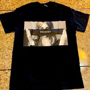 Free Britney Black T-shirt